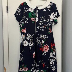 Floral Peter Pan Collar Dress
